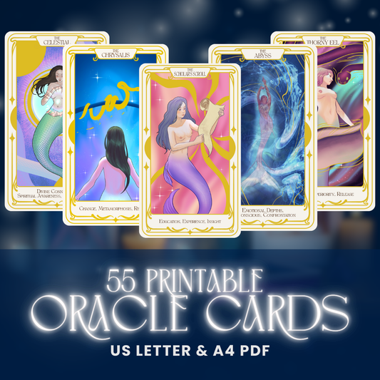Siren Awakening Oracle Deck — Digital Download (Printable + Digital Use)