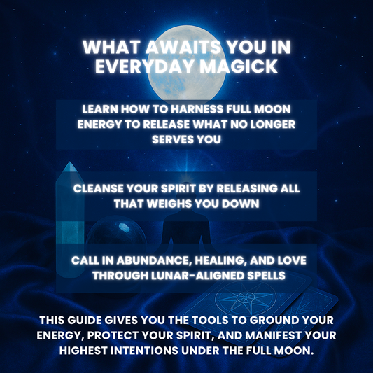Full Moon Magick Ritual & Spell Guide