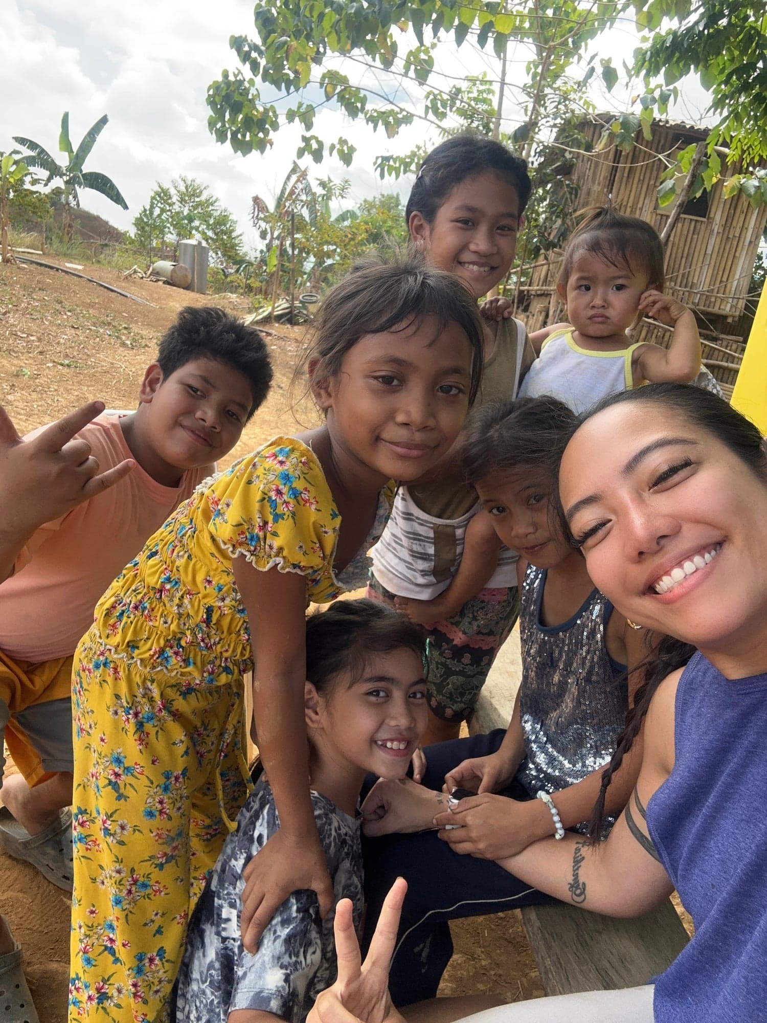 Children in Rizal, Philippines being supported through education