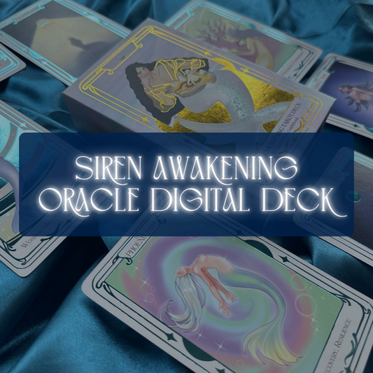 Siren Awakening Oracle Deck — Digital Download (Printable + Digital Use)