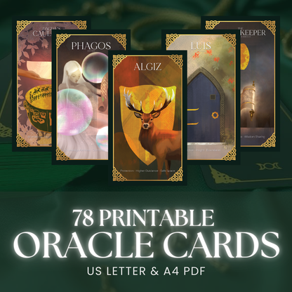 Celtic Magic Digital Oracle Deck - Instant Download