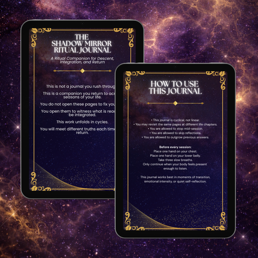 Shadow Mirror Ritual Journal (Deep Shadow Work For Deep Souls)