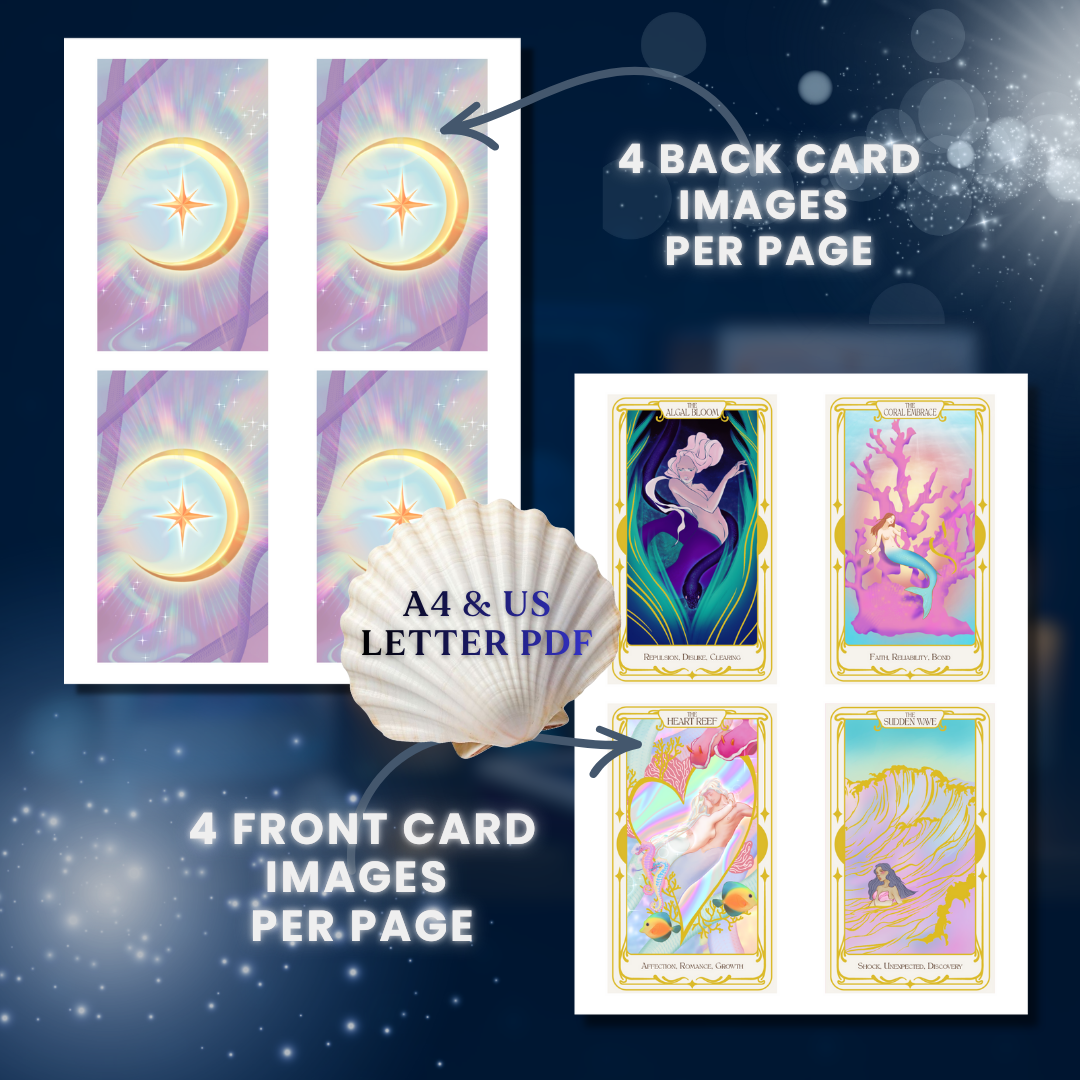 Siren Awakening Oracle Deck — Digital Download (Printable + Digital Use)