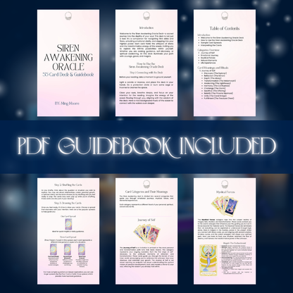 Siren Awakening Oracle Deck — Digital Download (Printable + Digital Use)