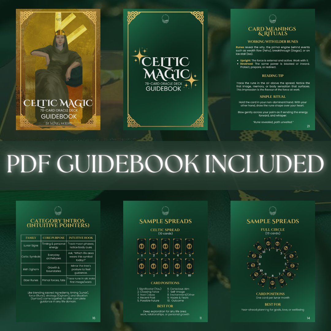 Celtic Magic Digital Oracle Deck - Instant Download