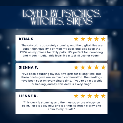 Siren Awakening Oracle Deck — Digital Download (Printable + Digital Use)