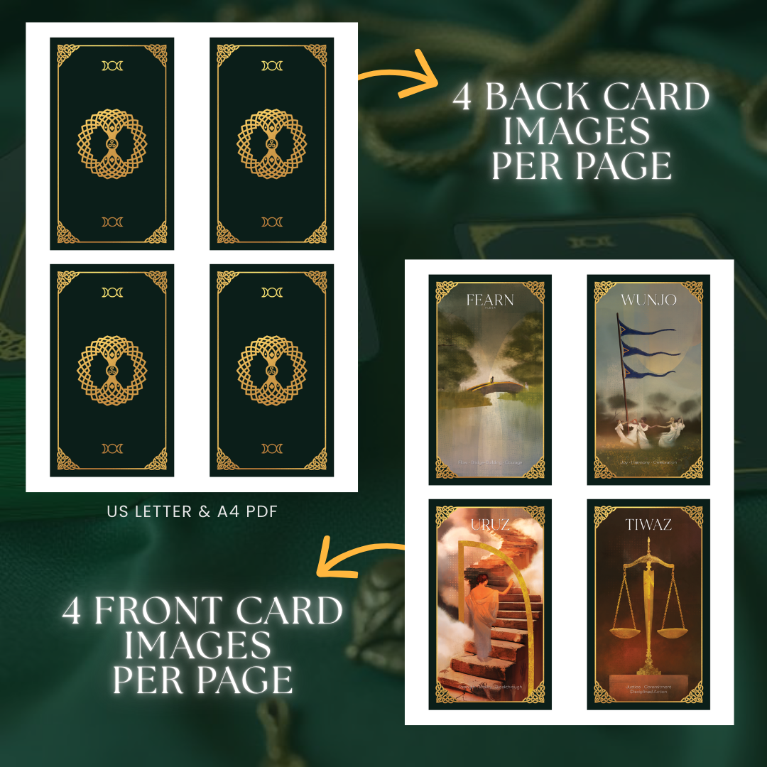 Celtic Magic Digital Oracle Deck - Instant Download