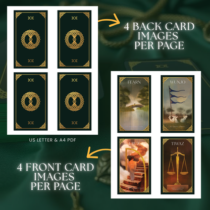 Celtic Magic Digital Oracle Deck - Instant Download