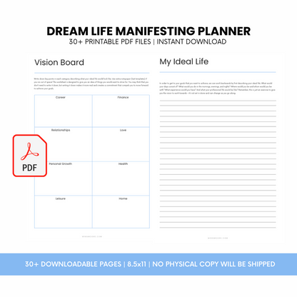 Dream Life Manifesting Journal