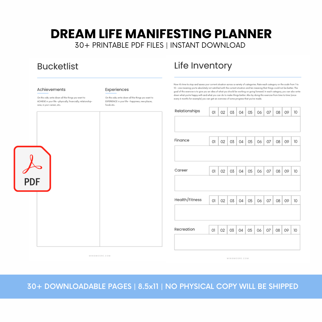 Dream Life Manifesting Journal