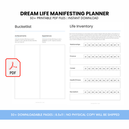 Dream Life Manifesting Journal